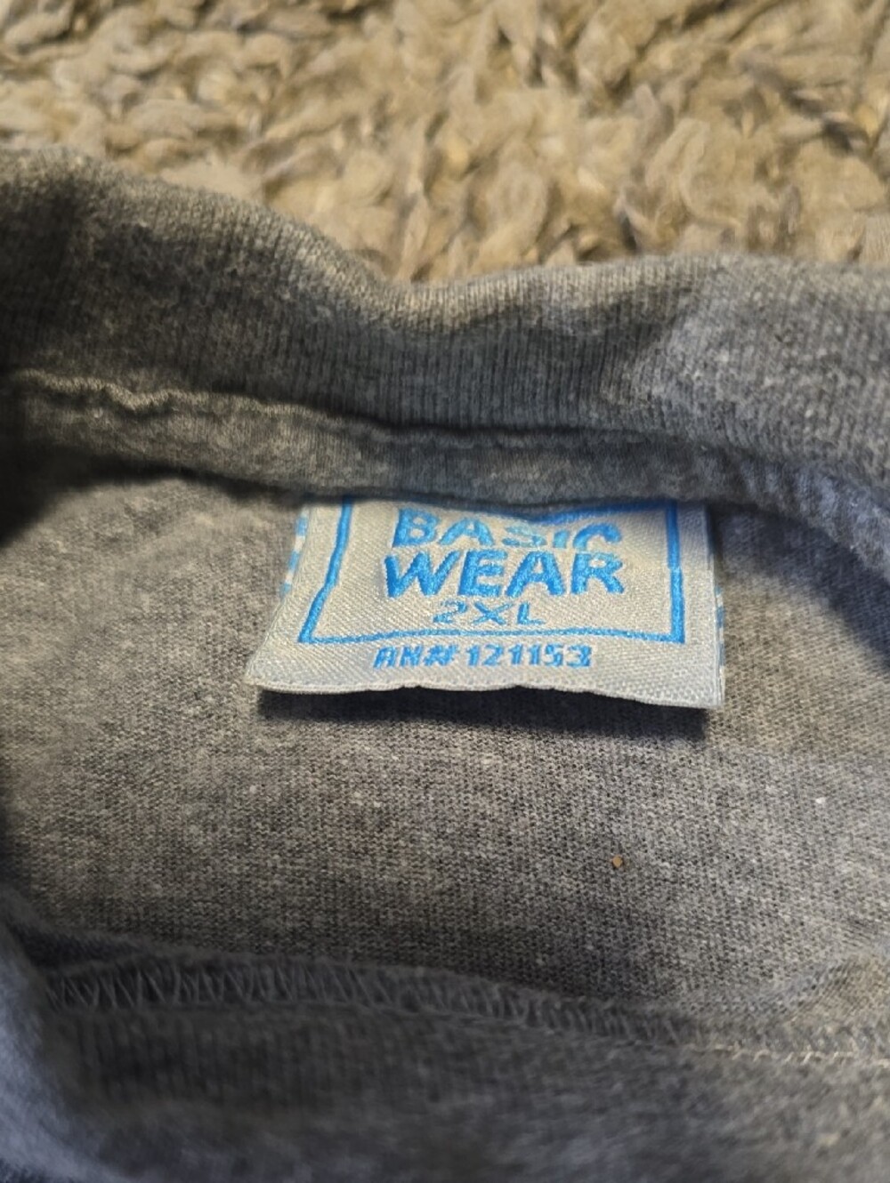 Men's Light Grey Short-Sleeve Crewneck T-Shirt - Picture 2 of 4